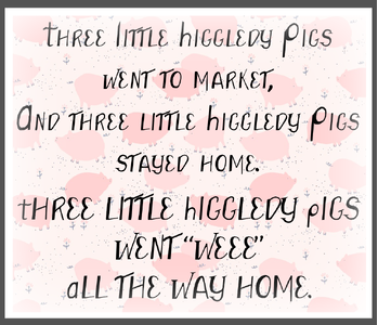 Higgledy Pigs Big font